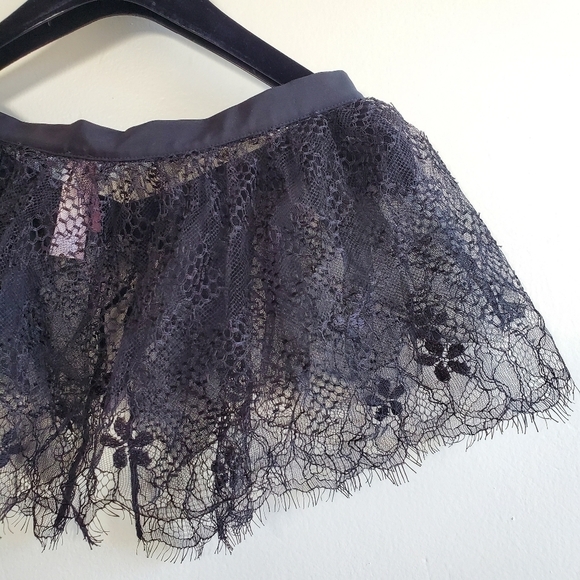 NEW AGENT PROVOCATEUR ELSEY LACE & MESH LINGERIE BLACK SKIRT SIZE 3 AP (MEDIUM) - Picture 13 of 16